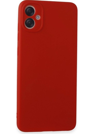 Samsung Galaxy A05 Kılıf First Silikon - Kırmızı