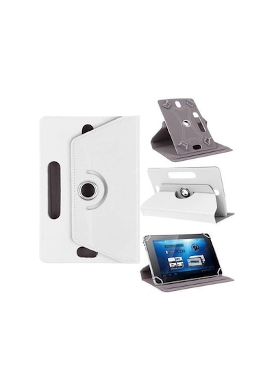 General Mobile Uyumlu E-Tab 5 10.1 '' Dönerli Standlı Tablet Kılıf