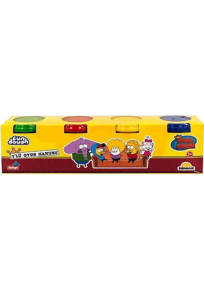 Kral Şakir Fun Dough 4'lü Oyun Hamuru 560 Gr E5b882473ss1