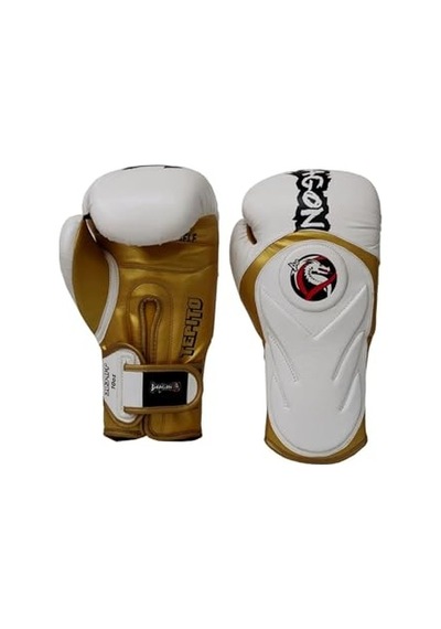 Tepito Boks Kıck Muay Thai Eldiveni Boxing Gloves Gifttoom Beyaz Altın 12 Oz Açık Pembe