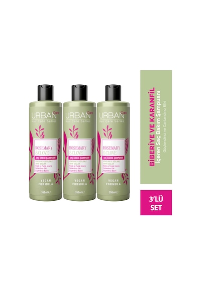 Rosemary & Clove Biberiye Ve Karanfil Canlandırıcı Ve Güçlendirici Saç Bakım Şampuanı 350 Ml X3
