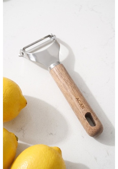 Acar 10177 Elitecraft Paslanmaz Çelik Soyacak - 19 Cm Gümüş