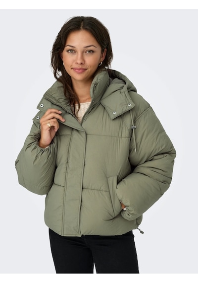 Only Onlhope Short Puffer Kadın Şişme Mont 15322013 Yeşil