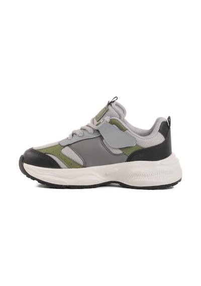 Cool Birian Erkek Çocuk Bağcıklı Günlük Sneaker Spor Ayakkabı Haki