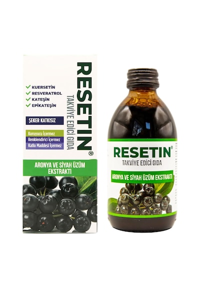 Resetin Aronya Ve Siyah Üzüm Ekstraktı 250 Ml
