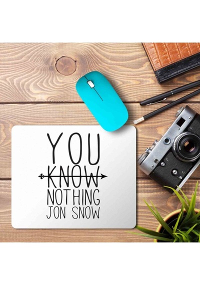 You Know Nothing Jon Snow Mouse Pad Mousepad