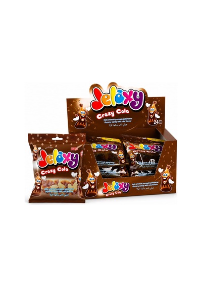 Jelaxy Cola Kola Yumuşak Şeker 20 Gr. 24 Adet 1 Kutu