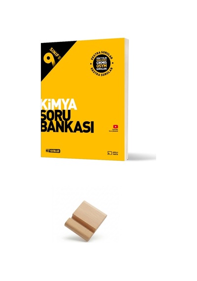 Hız 9. Sınıf Maarif Kimya Soru Bankası Ve Telefon Standı