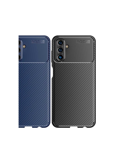 Zore Galaxy A04s Kılıf Nvth Negro Silikon Kapak - Lacivert