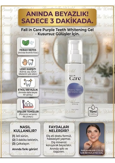 Pall In Care Diş Beyazlatma Jeli 75 ML