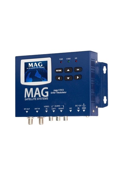 Mag Mg-17313 Lcd Ekranlı Hd-rf Converter Full Hd Dvb-t Encoder Modülatör Dvb-t/av/hdmı