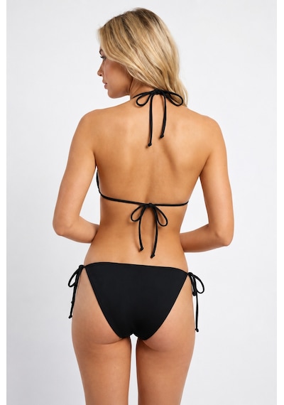 Loya Kadın Siyah Basic Yandan Bağlamalı Tek Alt Bikini