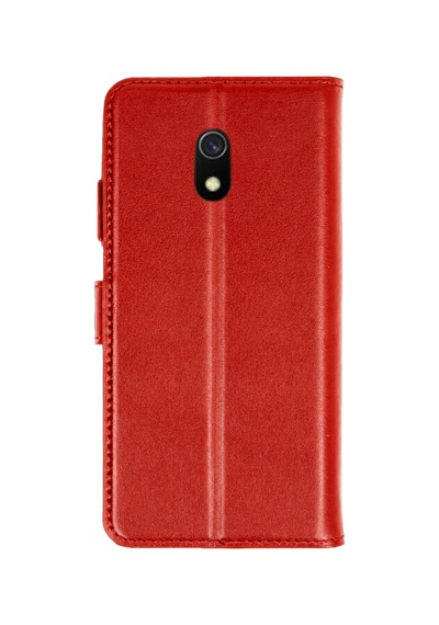 Xiaomi Redmi A8 Trend S Plus Kapaklı Kılıf - Kırmızı