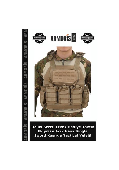 Delux Serisi Erkek Hediye Taktik Ekipman Açık Hava Single Sword Kasırga Tactical Yeleği Çok Renkli