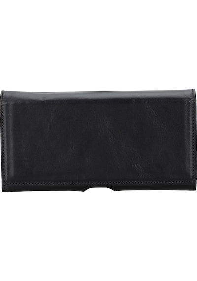 Arc Clıp Onyx Black Leather 6.9" Phone Case Siyah