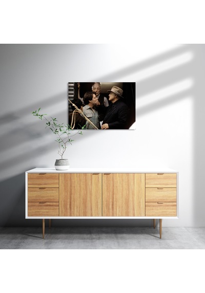 Cakasepetim Marlon Brando The Godfather Şş Sessiz Ol Ahşap Mdf Tablo