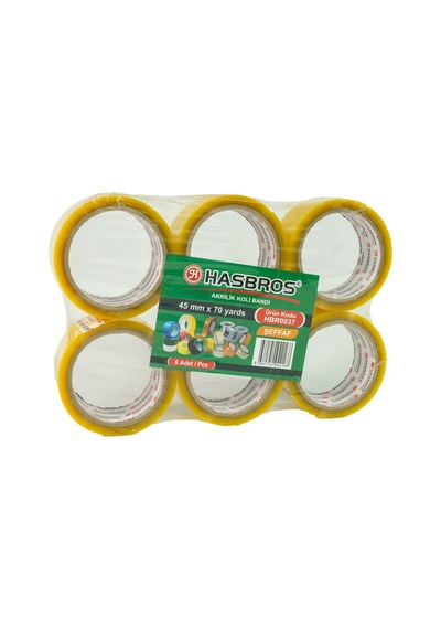 Hasbros 45Mmx70Yards Koli Bandı - 6 Adet