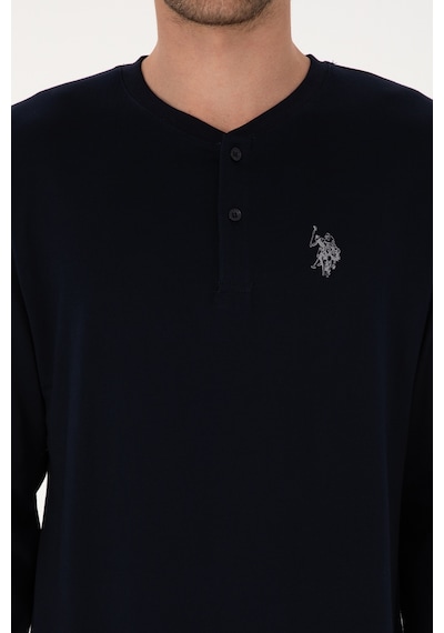 U.s. Polo Assn. Erkek Lacivert Pijama Takım 50318607-vr033 Lacivert