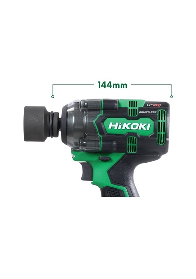 Hikoki WR18DH-2.0 18V/2.0AH 345NM 1/2" Çift Akülü Kömürsüz Şarjlı Darbeli Somun Sıkma Makinesi