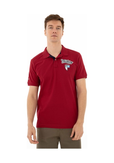 AR-MA Arma Erkek Baskılı Regular Fit % 95 Pamuklu %5 Likralı Polo Yaka T-shirt 001