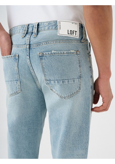 Slim Crop Slim Fit Erkek Pantolon Denim