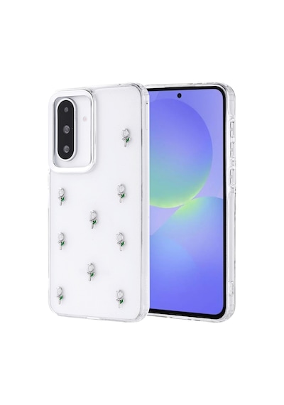 Galaxy A36 Uyumlu Kılıf Airbag Tasarımlı Simli Şeffaf Zore Kutup Kapak - Fiyonk Fiyonk