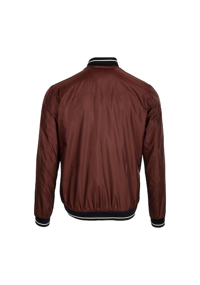 Ncs Jeans Erkek Bordo Ribanalı Slim Fit Bomber Ceket Baharlık Ve Mevsimlik Jeans 4986-Bordo