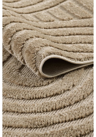 Mariesse Home Elit Bukleli Yumuşak Peluş Post Shaggy Çocuk Odası Oturma Odası Salon Mutfak Halısı Bej
