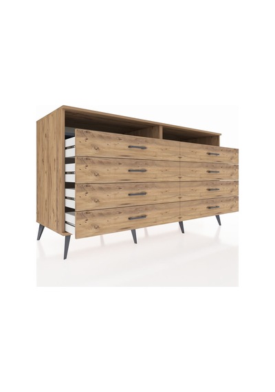 Kronos Konsol 2 Raflı 8 Çekmeceli 176x59x99 Çam-antrasit/çam Çam-antrasit/çam Kronos Konsol 2 Raflı 8 Çekmeceli 176x59x99 Çam-antrasit/çam Çam-antrasit/çam