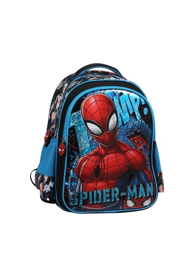 Erkek Çocuk Spider-man Spiderman Salto Sta Tekerlekli Ilkokul Çantası 5254 Kırmızı - Siyah