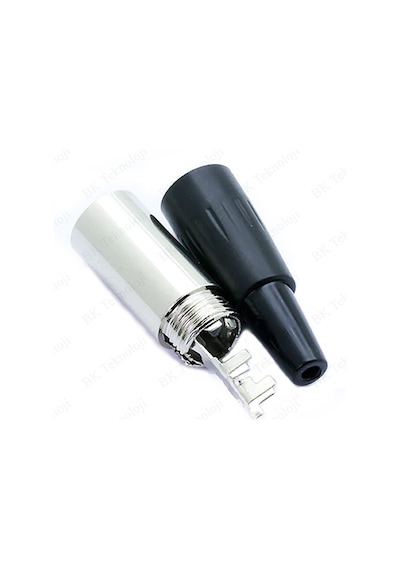 4 Pin Mini XLR Erkek Lehim Tipi Konnektör