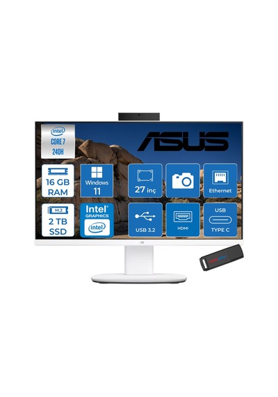 Asus V470VAK-C716512W0DP04 Core 7 240H 16 GB 2 TB SSD 27" W11P AIO Masaüstü Bilgisayar