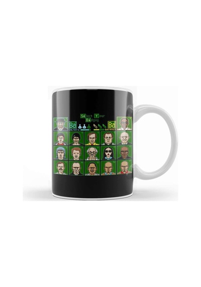 Breaking Bad 8 Bit Bad Kupa Bardak Porselen Karışık