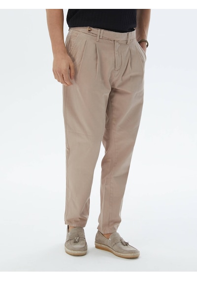 Kip Açık Kahve Dokuma Smart Casual %100 Pamuk Pantolon Kahverengi Kip Açık Kahve Dokuma Smart Casual %100 Pamuk Pantolon Kahverengi