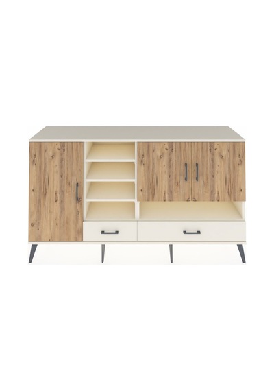 Kronos Konsol 8 Raflı 2 Çekmeceli 3 Kapaklı 176x59x99 Aytaşı-çam/aytaşı Atlas Çam/aytası - Aytası