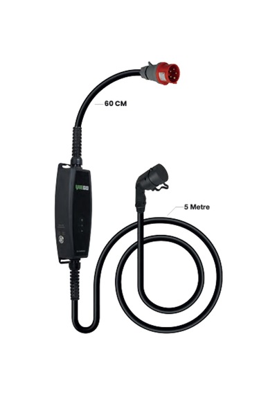 Viego 11-22 KW 16/32A Trifaze Mobil Araç Şarj Cihazı Switch