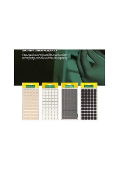 Nsp Masa Sandalye Keçe Kahverengi Kare 120 240mm Çok Renkli