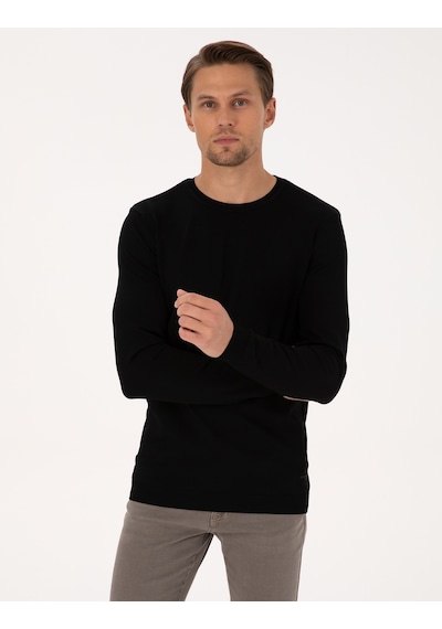 Pierre Cardin Erkek Siyah Kazak /triko 50316798-vr046 Siyah