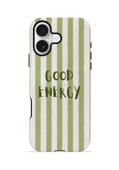 Apple iPhone Uyumlu 17 Vorian Çift Katmanlı Magsafe Kılıf Good Energy Olive