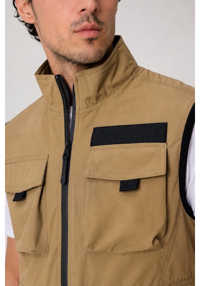 Camp Scoutland Camp450 Outdoor Tactical Çok Cepli Su İticili Erkek Mevsimlik Taktik Likralı Yelek Hardal Camp Scoutland Camp450 Outdoor Tactical Çok Cepli Su İticili Erkek Mevsimlik Taktik Likralı Yelek Hardal