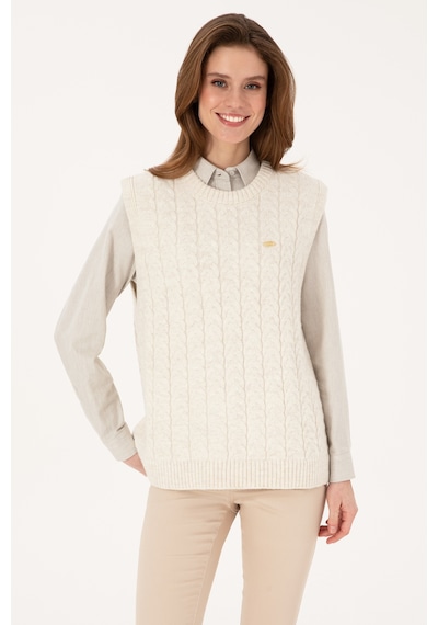 U.S. Polo Assn. U.s. Polo Assn. Kadın Süveter 50317560-vr256 İnci