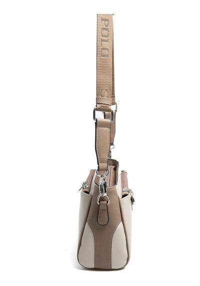 Silver Polo Sp1273 Kadın Çapraz Çanta Düz Bej-latte