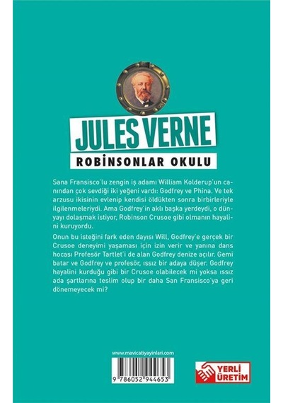Robinsonlar Okulu-Jules Verne Serisi - Jules Verne - Mavi Çatı Yayınları