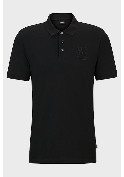 Boss Erkek Polo Yaka T Shirt 50510126 001 Siyah SIYAH Siyah