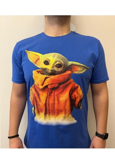 Noıssey Mavi Etiket T-shirt Star Wars Baby Yoda 000011-tsy