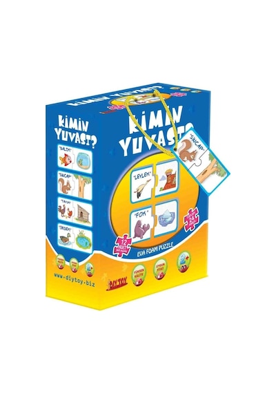 8513 2 Li Kimin Yuvası Puzzle Kutulu