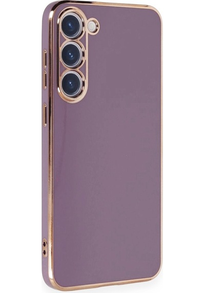 Samsung Uyumlu Galaxy S23 Kılıf Volet Luxury Seri Kamera Korumalı Silikon Kapak