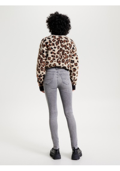 Tommy Hilfiger Nora Mr Skn Dg1275 Kadın Gri Kot Pantolon