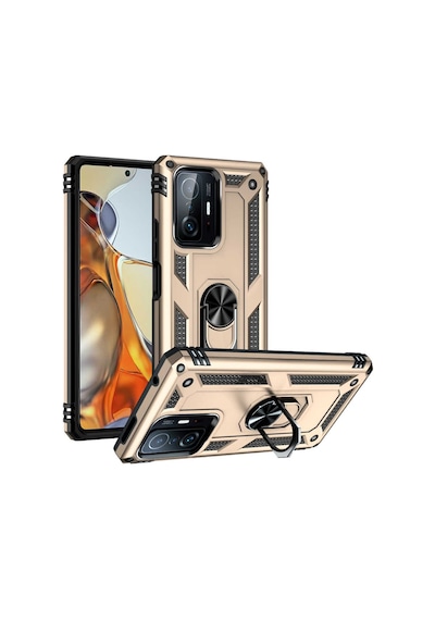 Xiaomi Mi 11T Pro 5G Kilif Yüzüklü Standli Manyetikli Armor Zirh 527010151