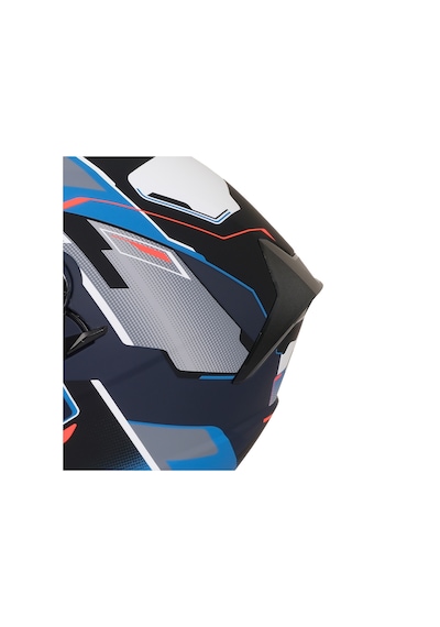 Gp Nero Mks006-mbc5b Şeffaf Vizörlü Motosiklet Yarım Kask Siyah Mavi Gri